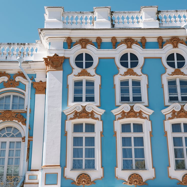 Ornate Exterior Of A Old Building