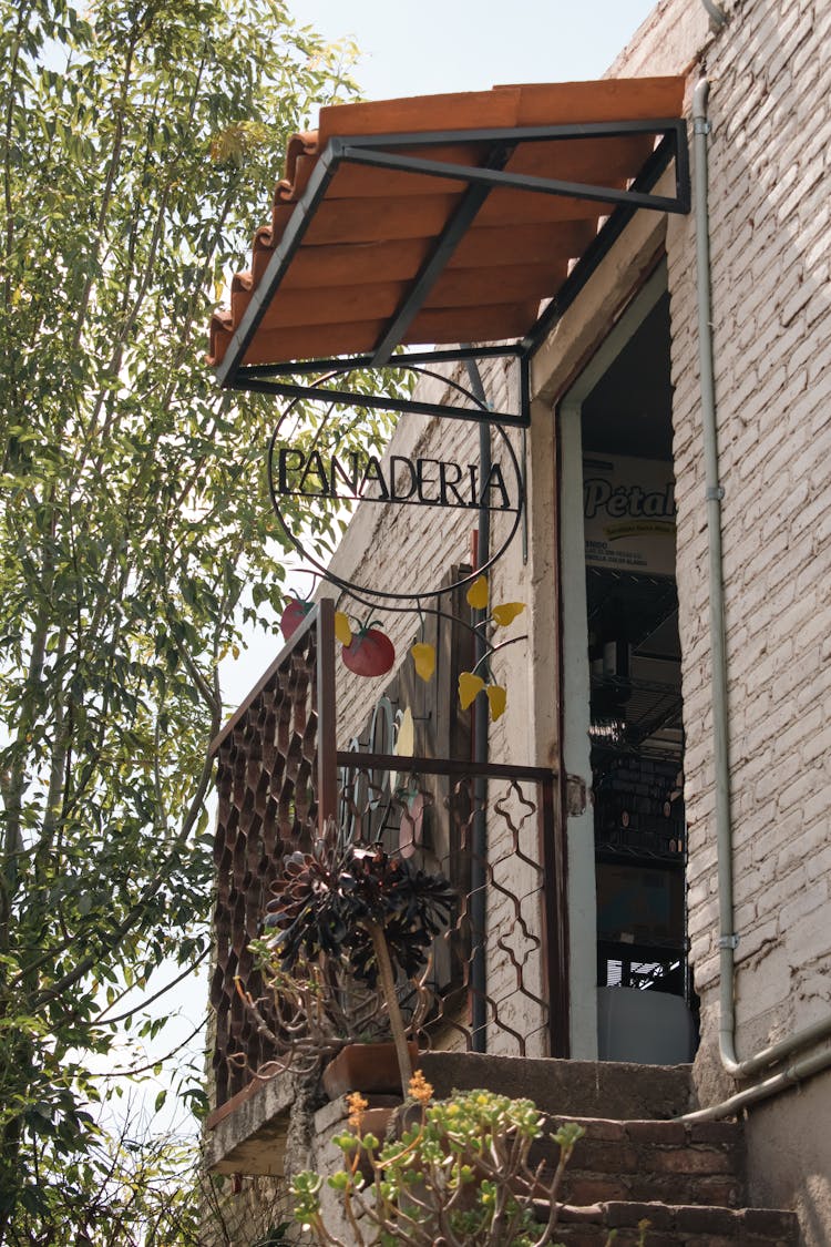 Staircase On A Bakery Shop