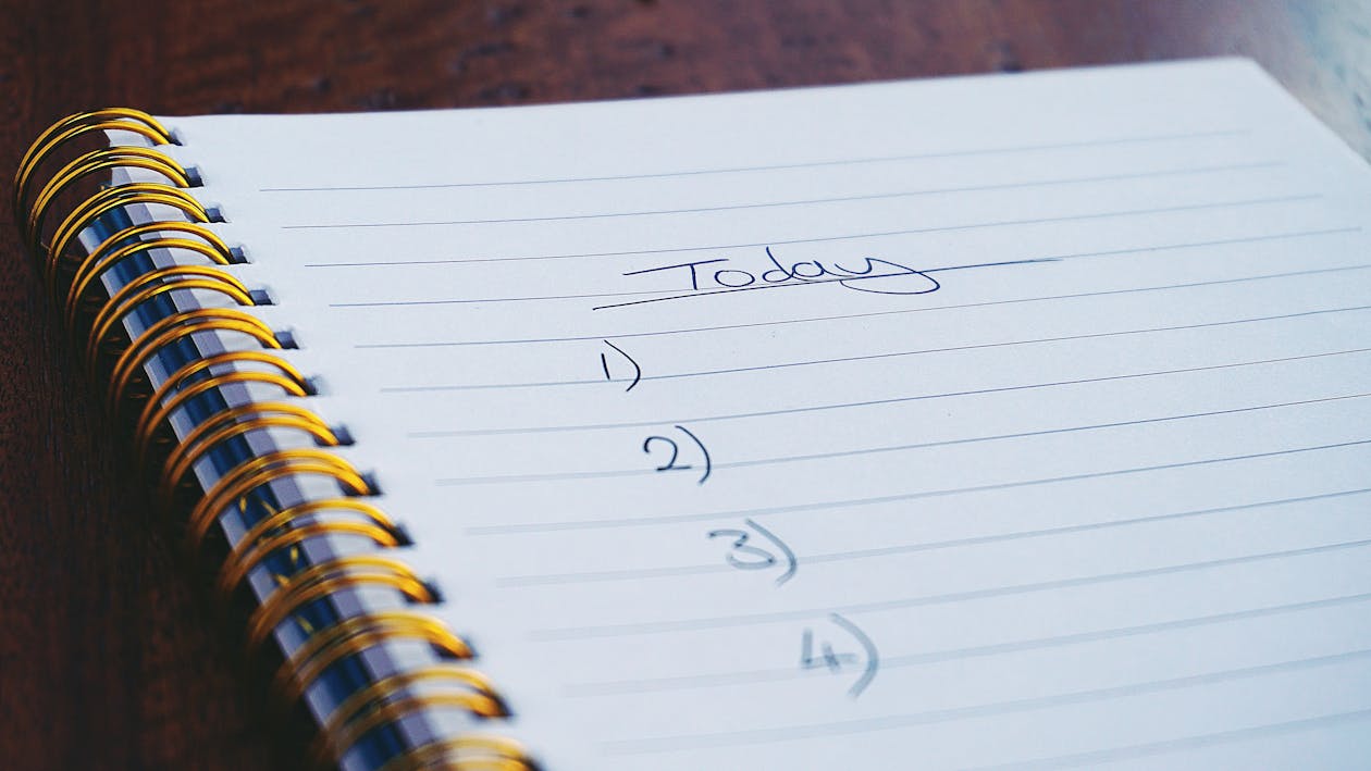 creating a daily checklist