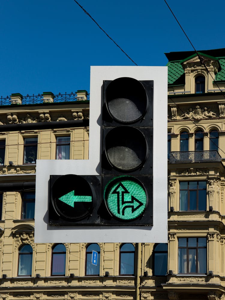 Photograph Of A Stoplight