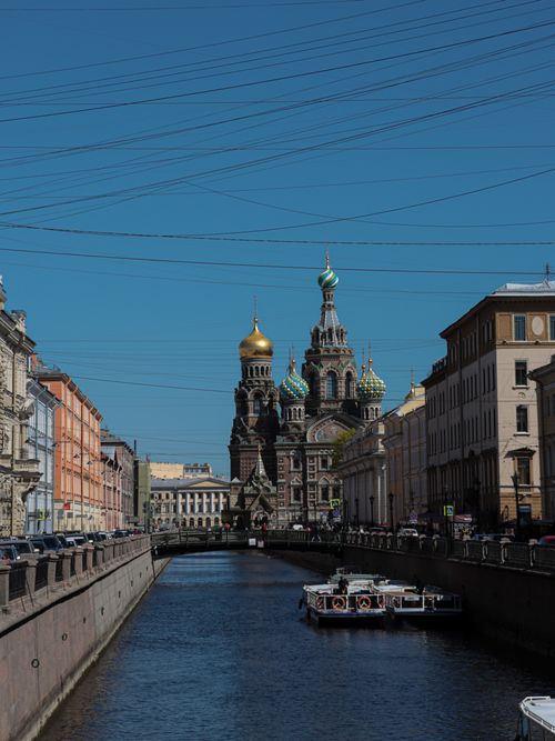 Free Stunning view of the Church of the Savior on Blood in St. Petersburg, Russia. Stock Photo