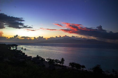 Photos gratuites de couleurs, lever de soleil, océan