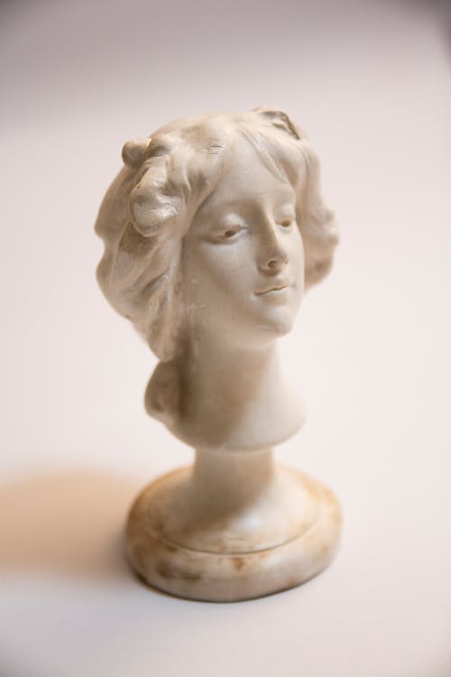 A Woman's Face Figurine 