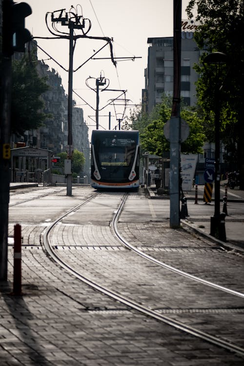 A Tram on the Road