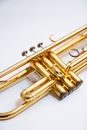 Free stock photo of brass, golden trumpet, musical instrument