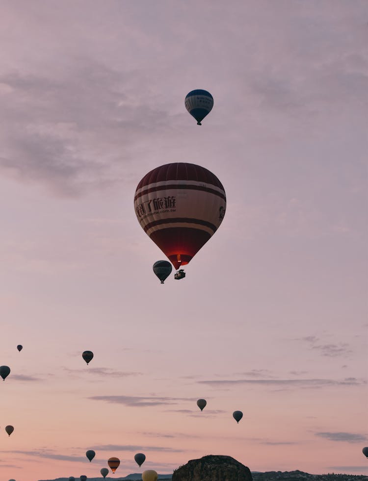 Hot Air Balloons In The Sky