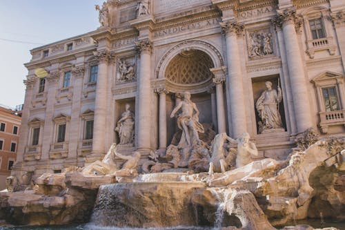 Trevi Fountain in Rome, Italy