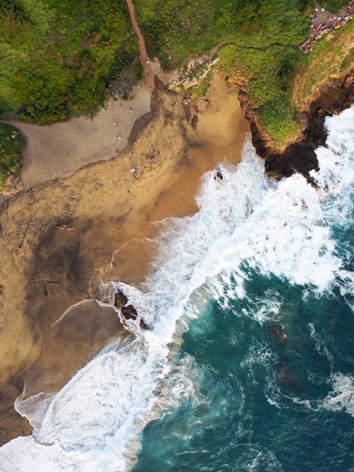 Základová fotografie zdarma na téma letecká fotografie, moře, oceán