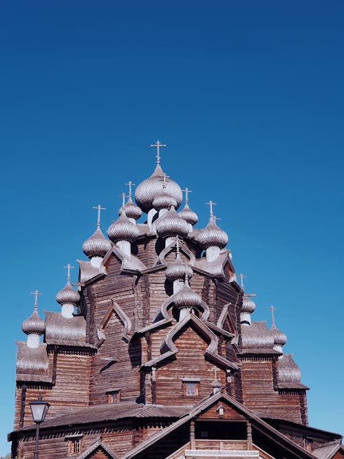 Exterior of the Tserkov Pokrova Presvyatoy Bogoroditsy V Usadbe Bogoslovka Church