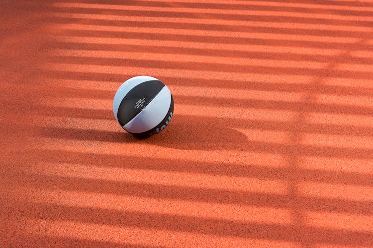 Basketball Ball On Ground