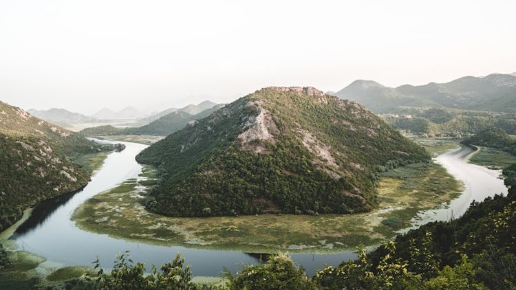 Magnificient Landscape Of Skadar Lake