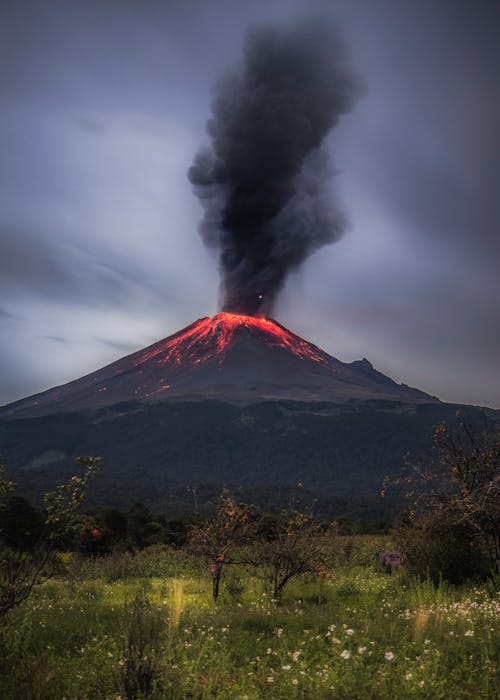 Smoke from Volcano