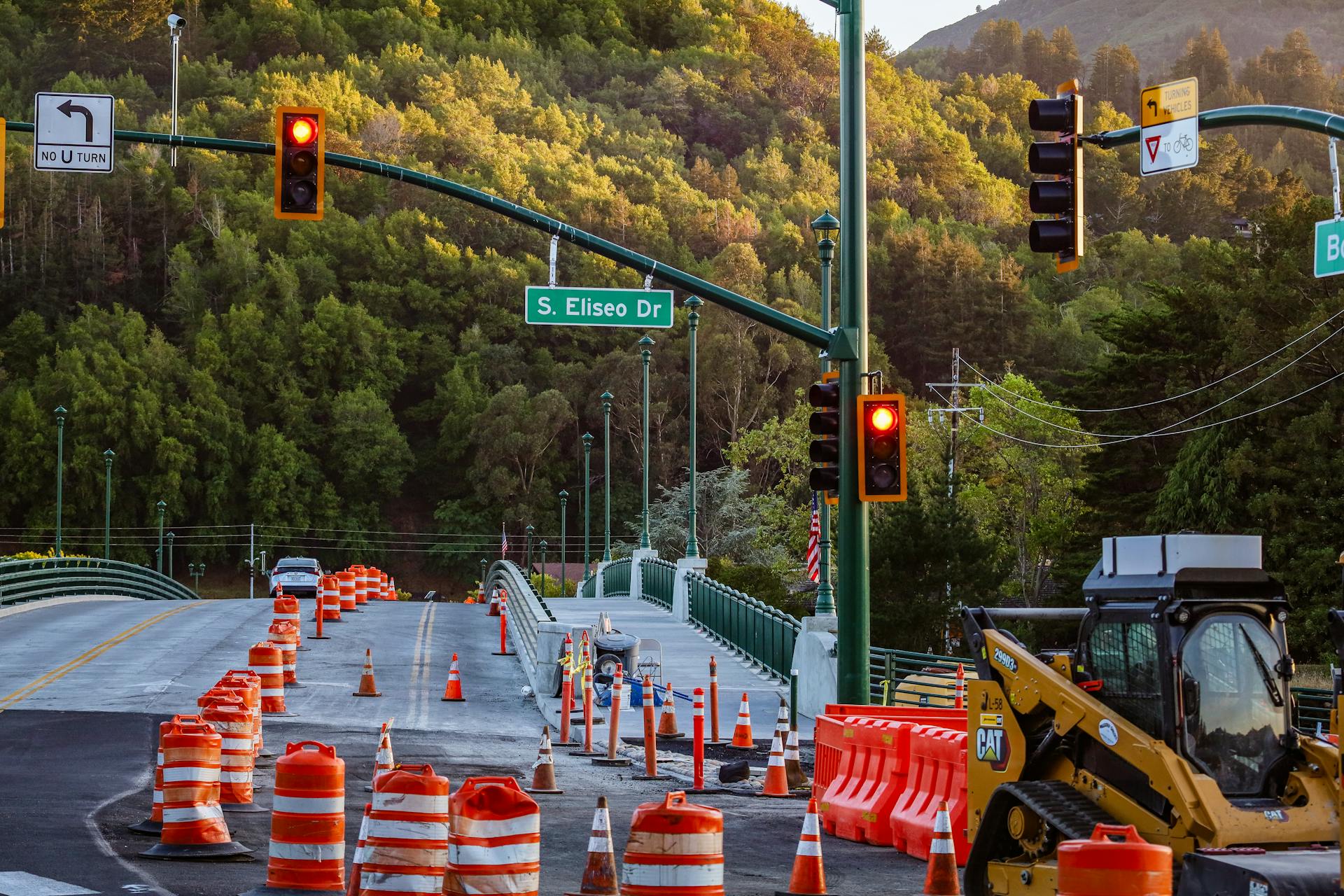 Roadworks at Intersection