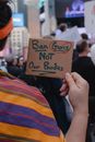 Close up of Manifestation Text in Hand