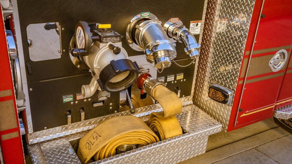 fire truck water supply drought