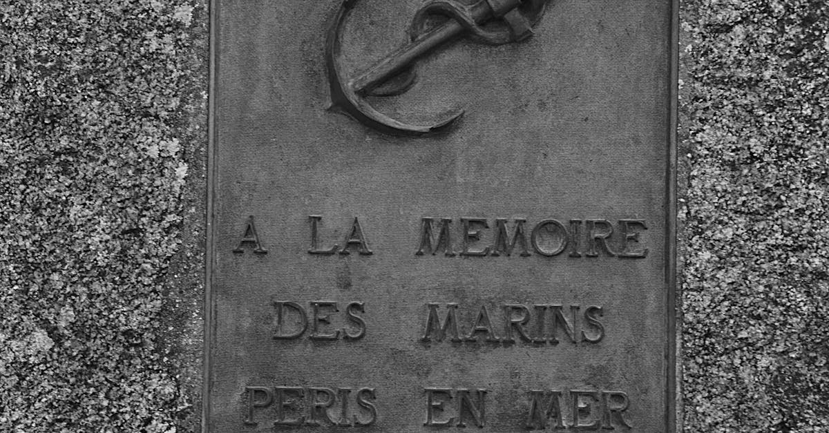 Free stock photo of ancre, marins, memorial