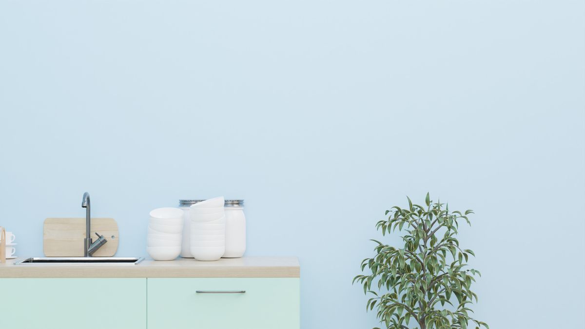 duck egg blue kitchen ideas uk — Worktops
