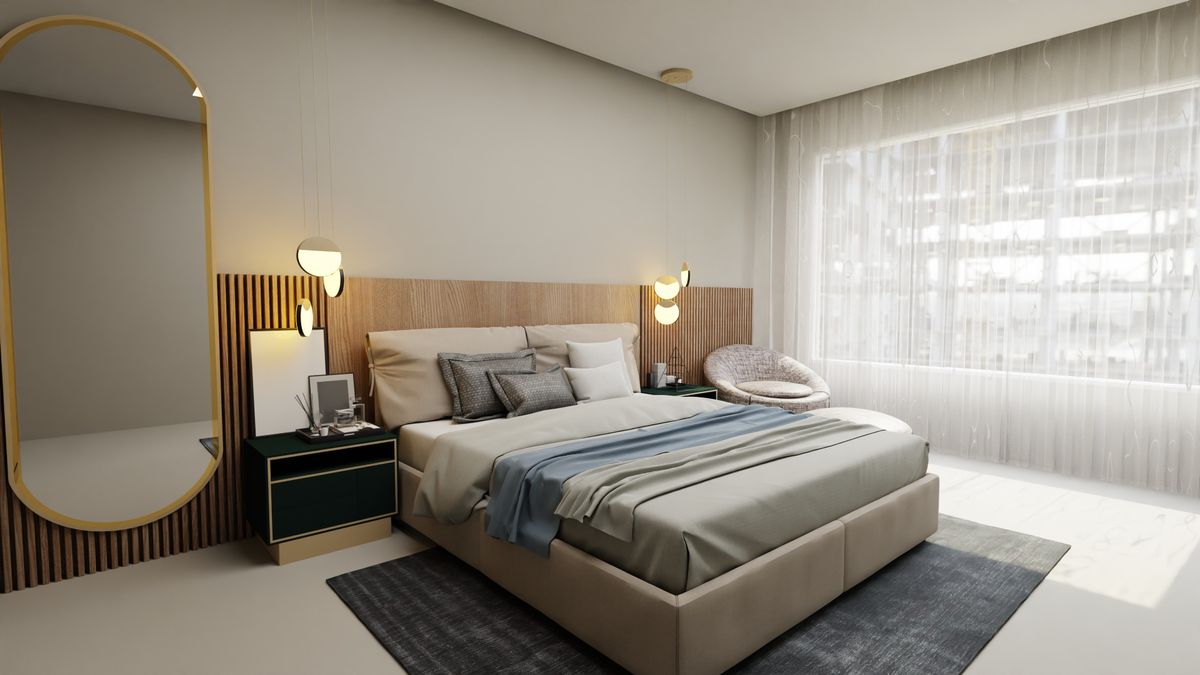 Cosy, guest-ready bedroom after a property refresh