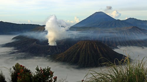Free Mount Bromo in Indonesia Stock Photo