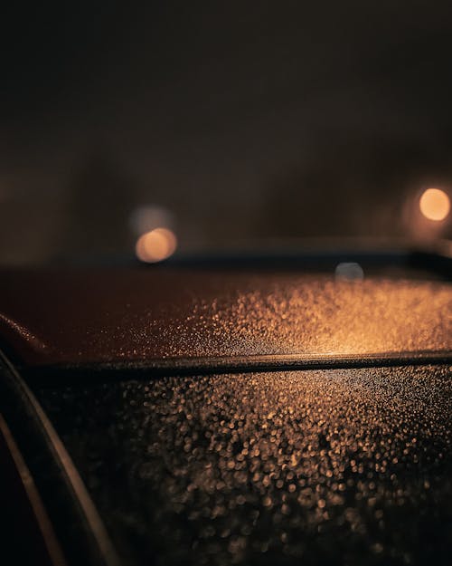 Ingyenes stockfotó autó tető, éjszaka, eső témában