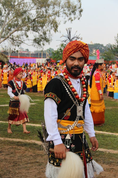 A Man Wearing Traditional Clothing