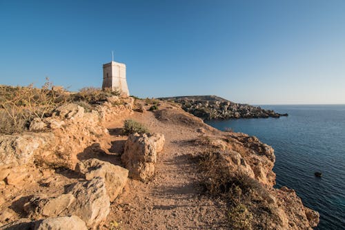 Watchtower Overlooking the Ocean