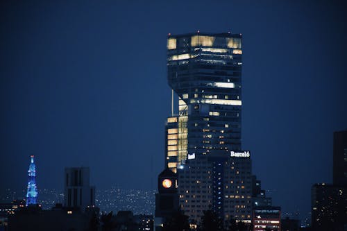 High Rise Illuminated Building