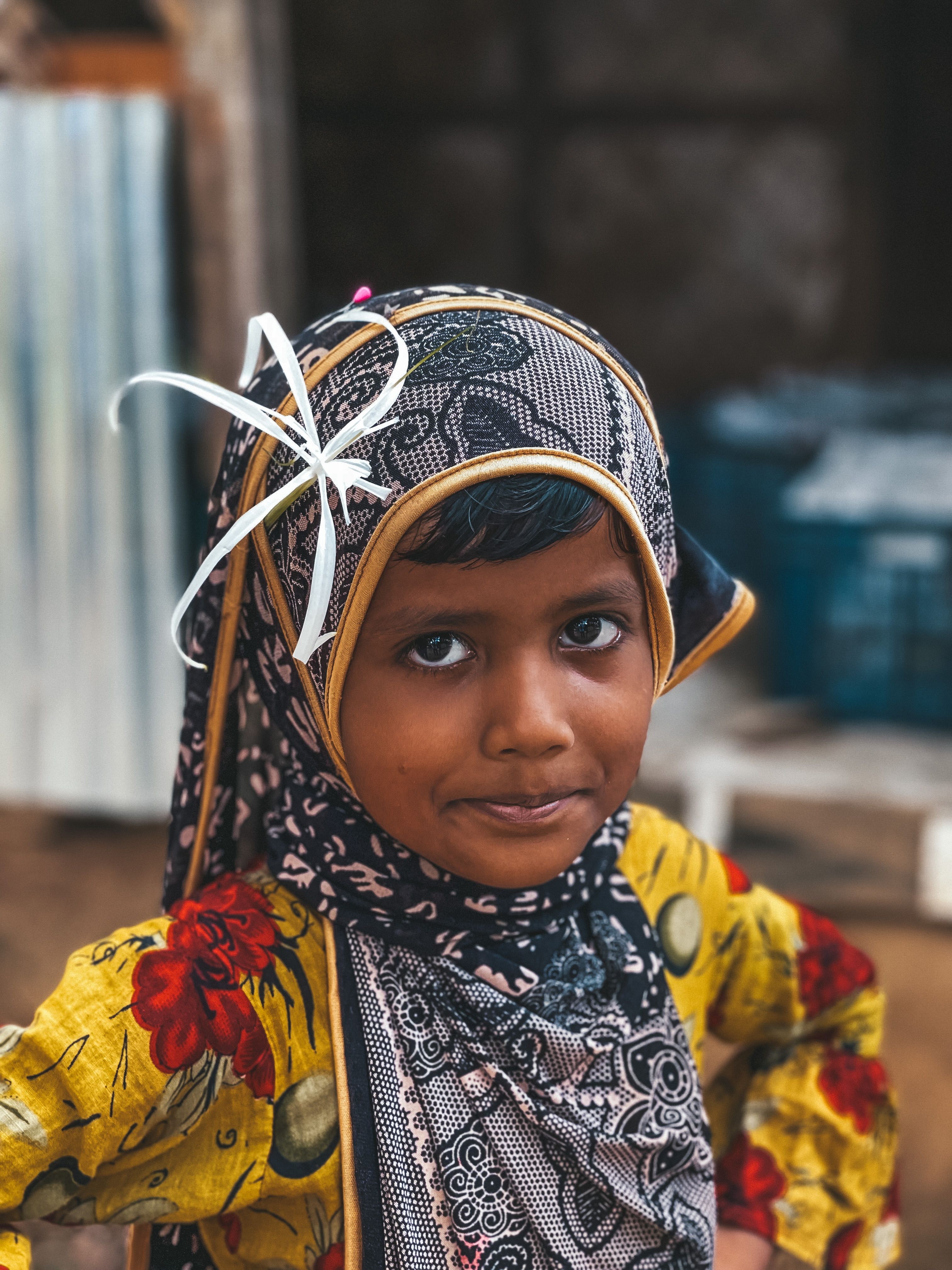 A Young Girl in Hijab Smiling · Free Stock Photo