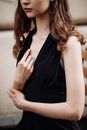 Woman in Black Sleeveless Top