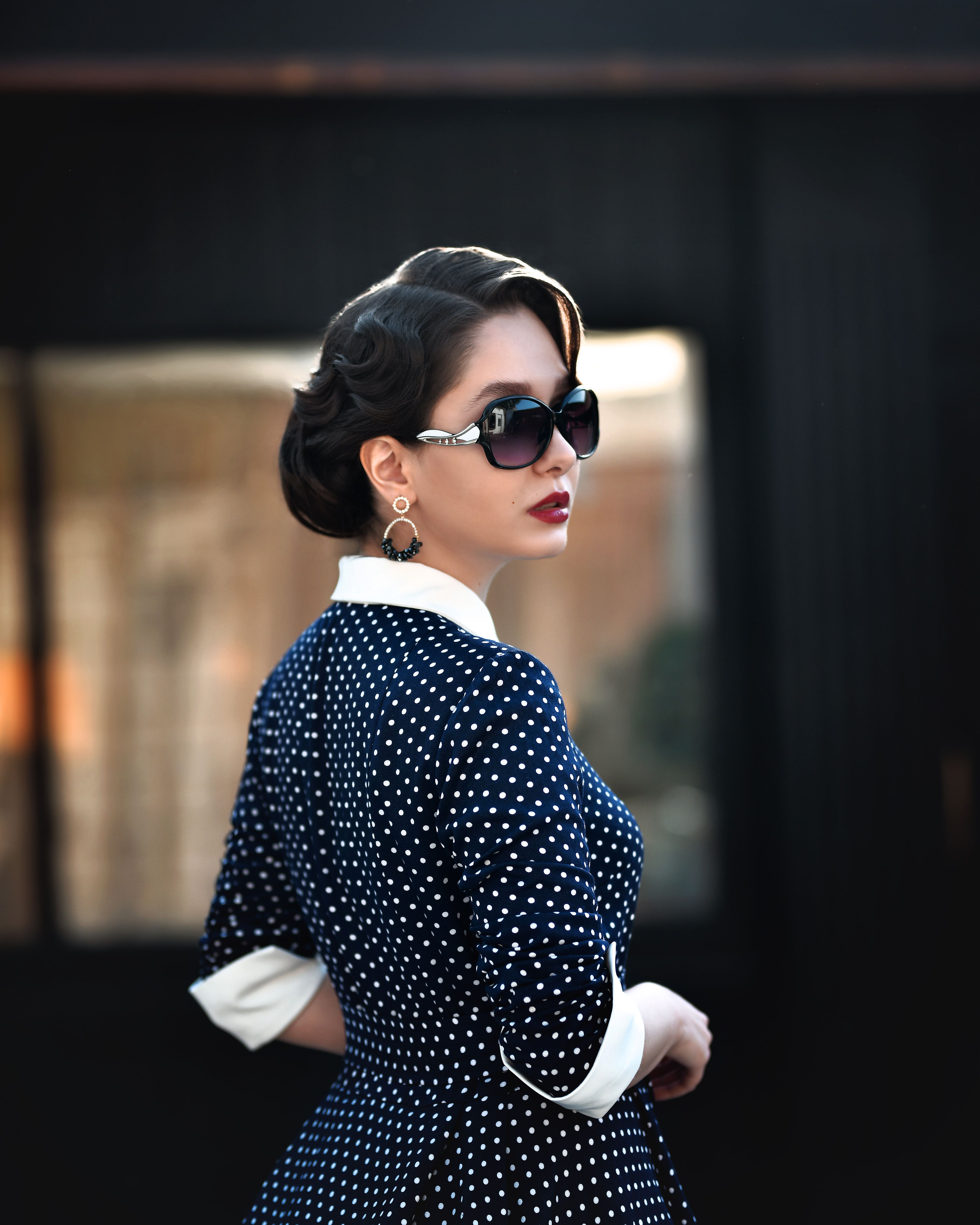 Pretty In Polka Dots  - Black