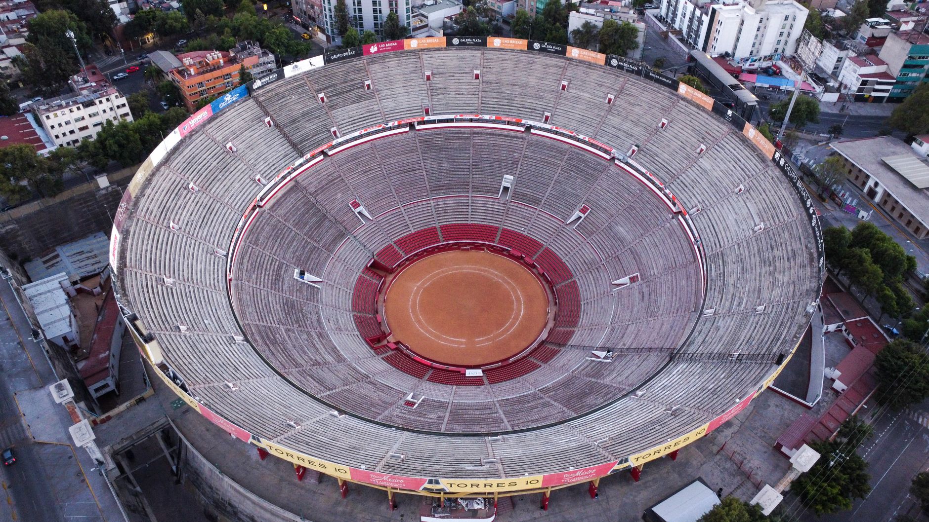 Stadium Azteca in Mexico City prepared for the 2026 FIFA World Cup opening match under bright evening lights