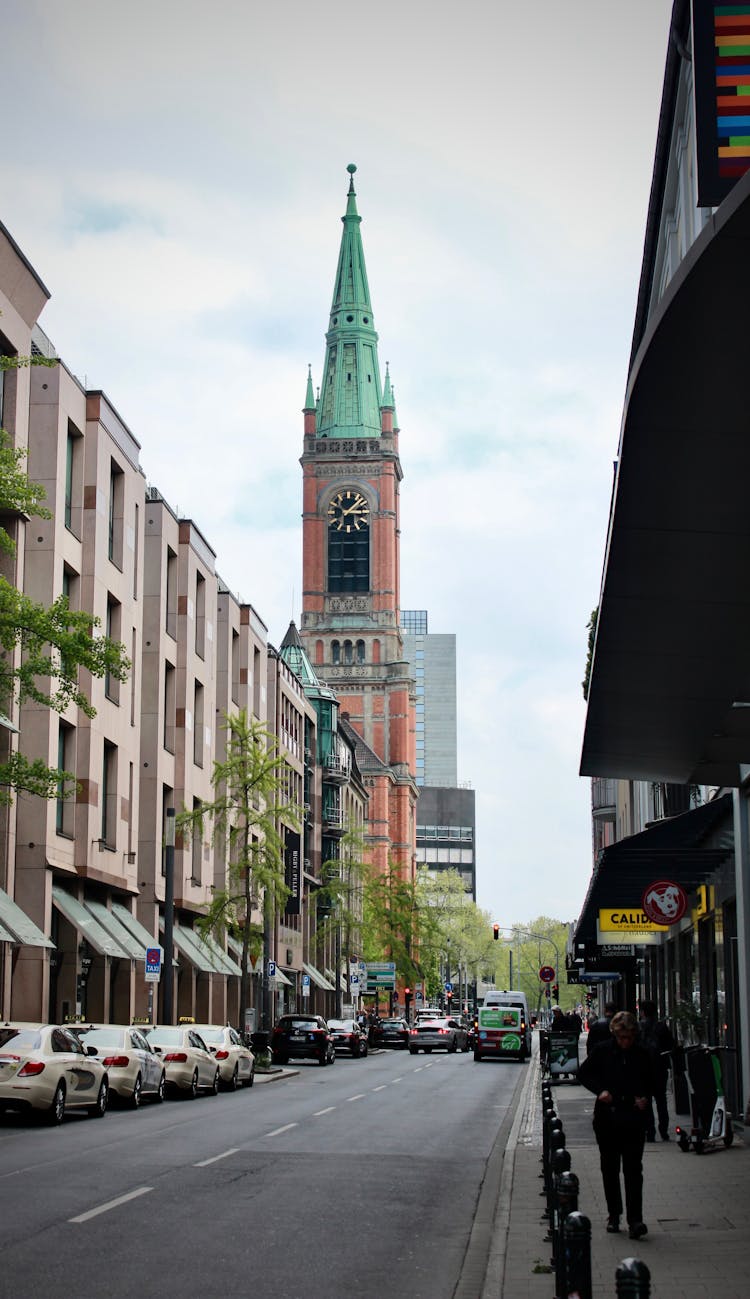 People Walking On Street Near Buildings