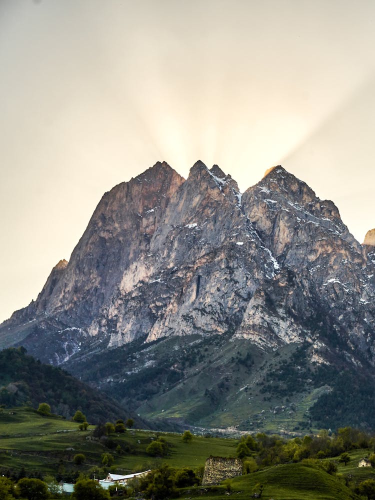 Eroded Rocky Mountain