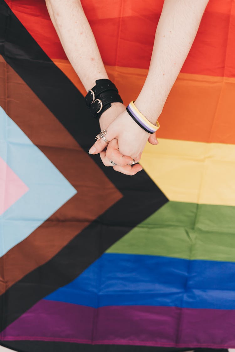 Handgrip Against Progress Pride Flag