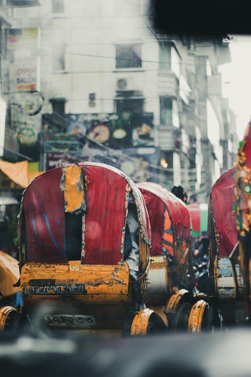 Carriages on a Street