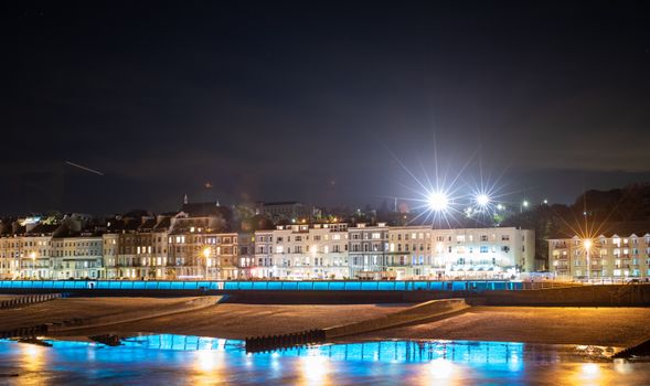 Hastings and St. Leonards on Sea at night