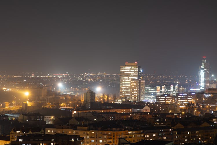 Brno City At Night