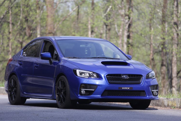 A Blue Subaru WRX