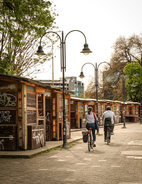 Kostenloses Stock Foto zu fahrradfahren, person, rückansicht