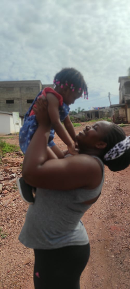 Gratis lagerfoto af afrikansk pige, glædelig mors dag, mødre