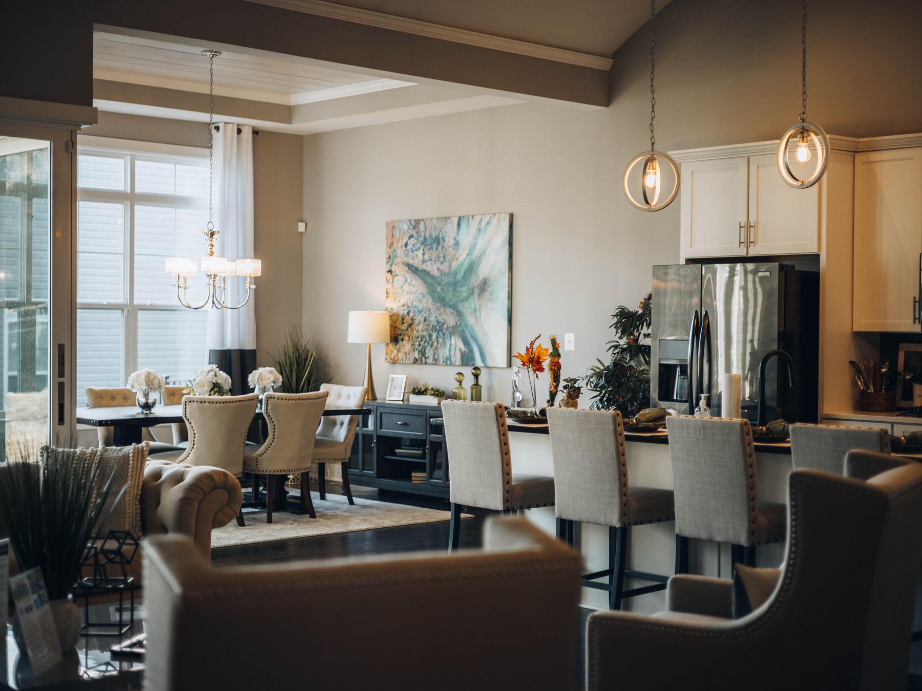 Aslockton — professional movers carrying furniture on a house move