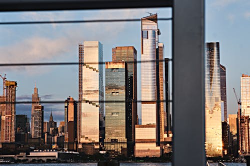 View of Modern Skyscrapers in New York, United States