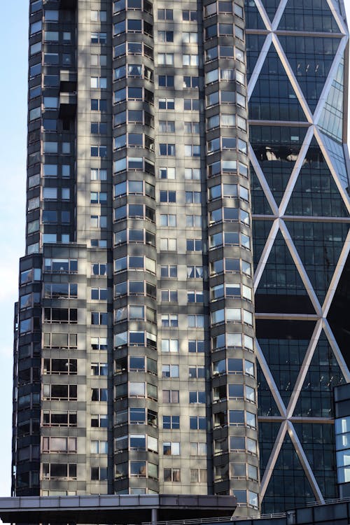 Free Facade of a Residential Skyscraper Central Park Place in New York City, New York, United States  Stock Photo