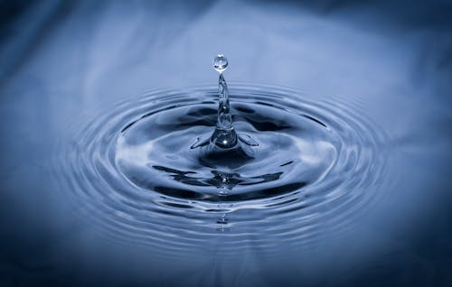 Free Close-Up Photo of a Water Droplet Stock Photo