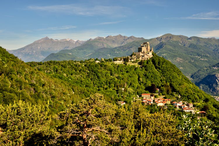 St Micheal's Abbey Complex On Top Of The Mountain