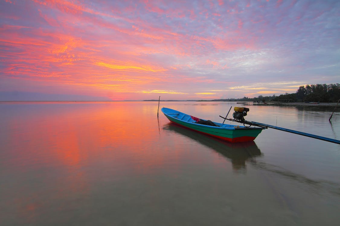 View of Boat on Water