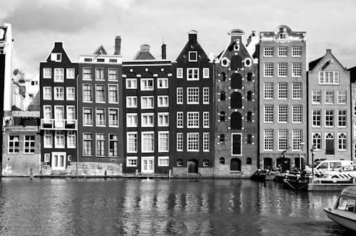 Imagine de stoc gratuită din Amsterdam, apă curgătoare, arhitectură
