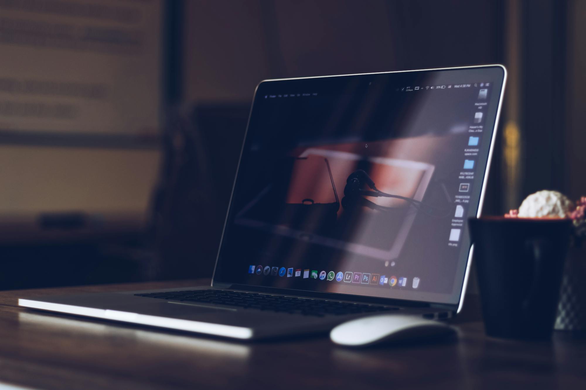 Slim Windows laptop on a desk