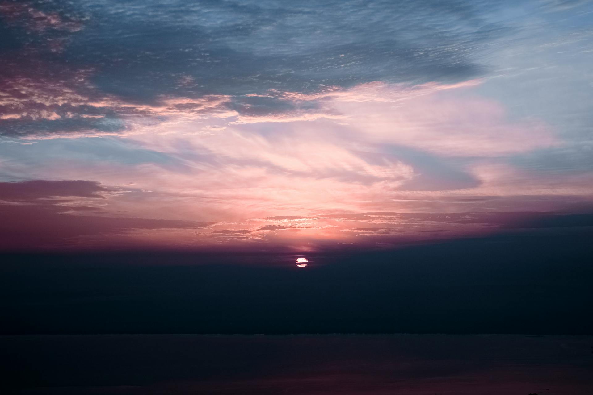 Cloudy Sky during Sunset