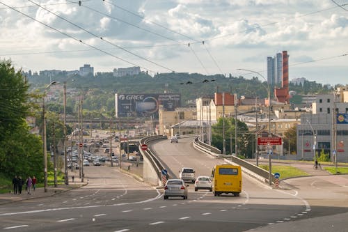 Gratis stockfoto met auto's, downtown, kyiv Stockfoto